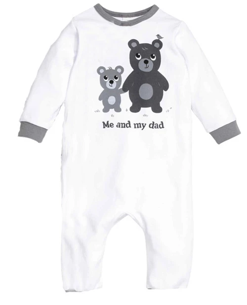 Комбинезоны для новорожденных девочек; Милая одежда с рисунком животных; хлопковый комплект одежды с длинными рукавами; костюмы для малышей; одежда для маленьких мальчиков - Цвет: bear