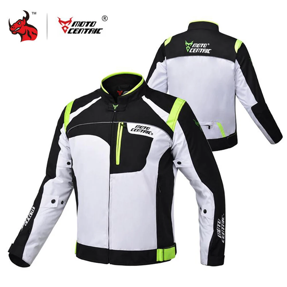 

MOTOCENTRIC Motorcycle Jacket Men Waterproof Reflective Motocross Off-Road Jacket Protective Gear Moto Guards Moto Jacket