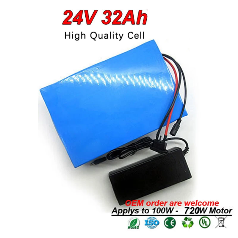 Cheap 24V 32Ah 500W Electric Bike Battery Lithium Ion Battery Pack For Electric Bicycle Motor Bike Battery Case Rechargeable No Tax 5 Cheap 24V 32Ah 500W Electric Bike Battery Lithium Ion Battery Pack For Electric Bicycle Motor Bike Battery Case Rechargeable No Tax 5