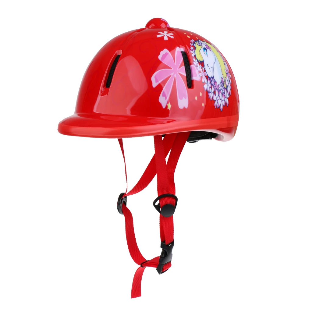 Kids/Children Schooling Helmet Adjustable Toddlers Horse Riding Helmet Young Equestrian Riders Head Protective Gear SEI 4