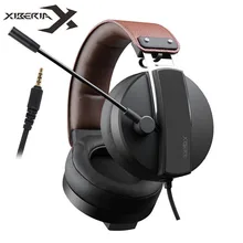 XIBERIA S22 casque PS4 игровая гарнитура лучшие 3,5 мм PC Gamer стерео наушники с микрофоном для Xbox One ноутбука компьютера