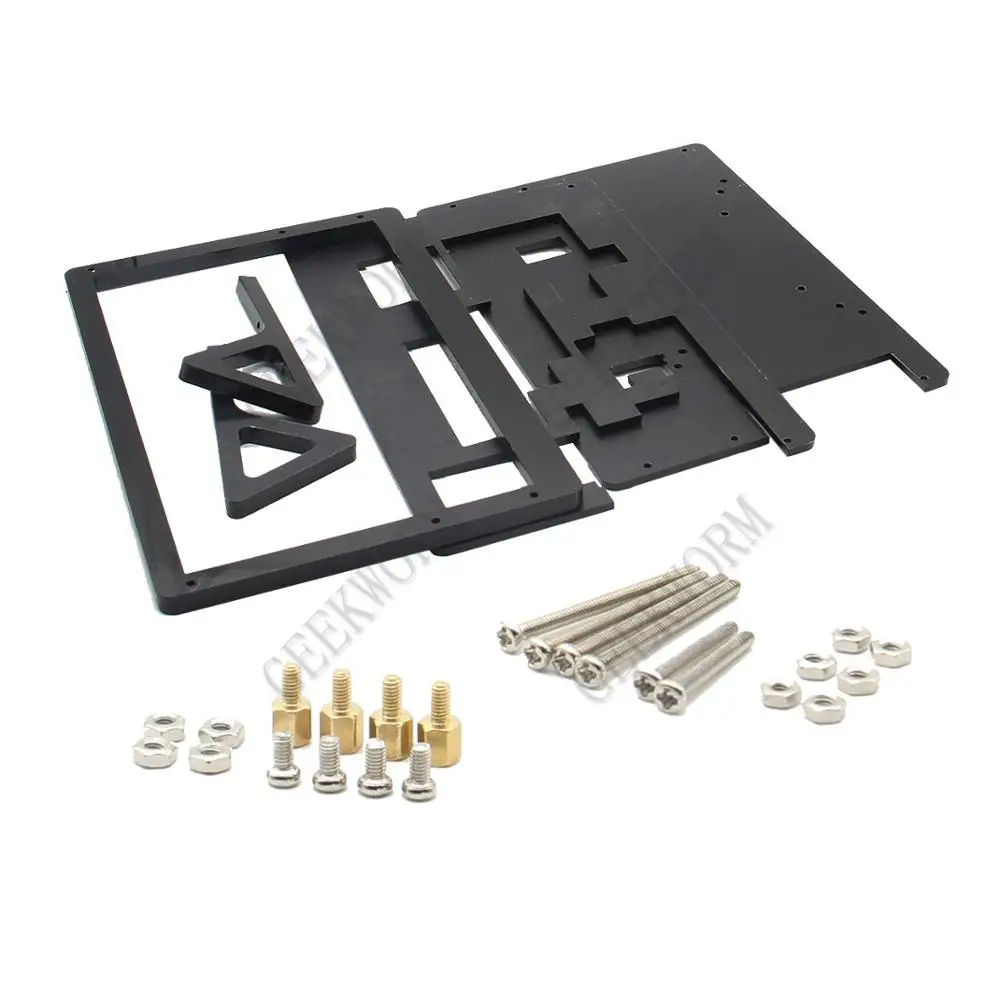 Емкостный сенсорный экран Geekworm Raspberry Pi 4 Model B/ 3B 7 дюймов 1024*600 TFT + акриловая