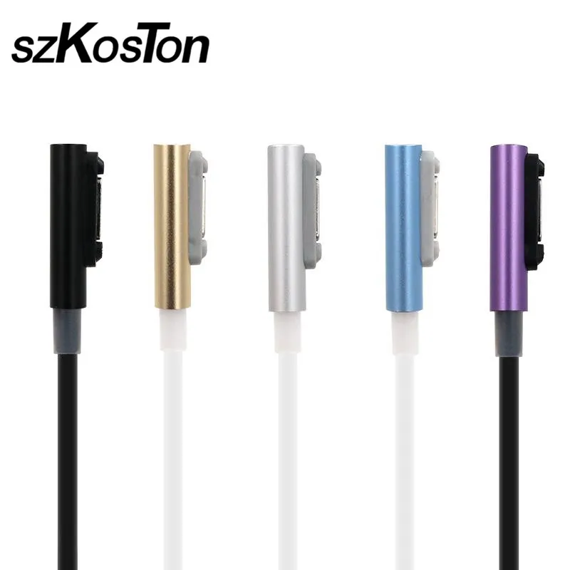 

USB Magnetic Charger Magnet Charging Cable For Sony Xperia Z3 L55t Z2 Z1 Compact XL39h Cables Fast Charging USB Data Cable+LED