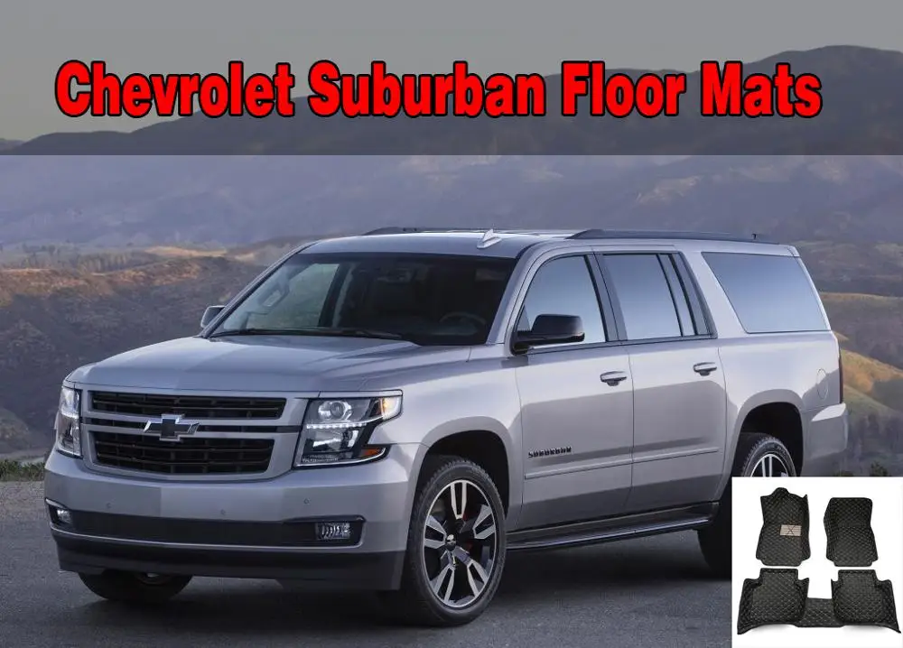 

Custom fit Chevrolet Suburban Tahoe GMC Yukon Floor Mats Set 2010 - Present