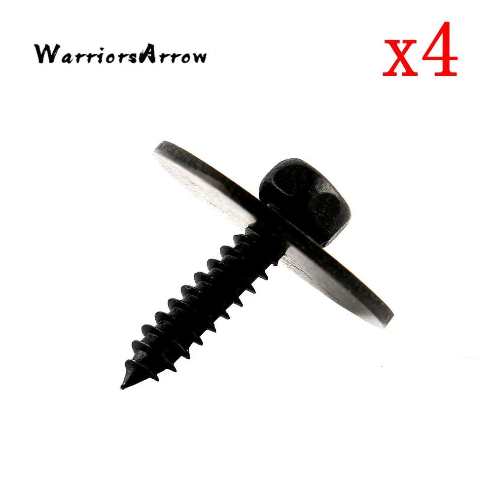 

WarriorsArrow 4Pcs Sheet Metal Under Cover Screw Bolt For Mercedes Benz C230 C300 CL550 CLA250 W203 W204 W207 W209 A0019906036