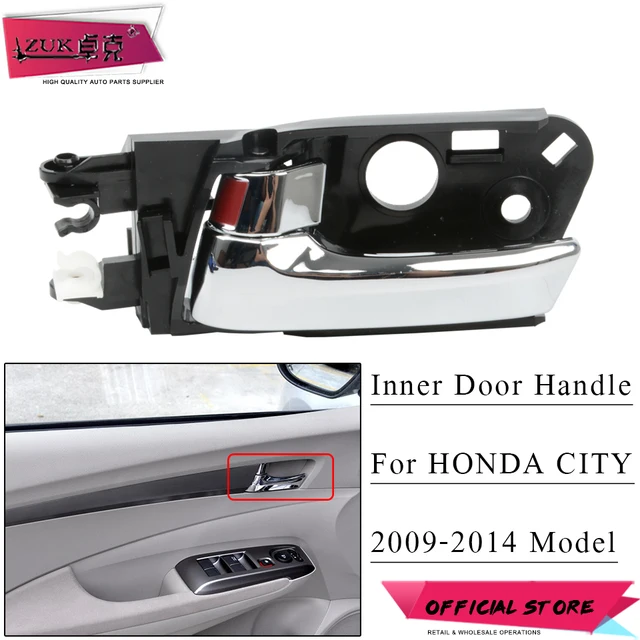 ZUK Black Chroming Silver Auto Inner Door Handle Car Interior Door Pull