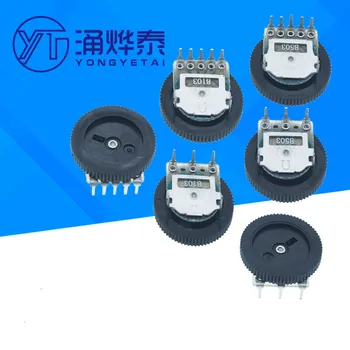 

Dial potentiometer 16*2 single unit double 10K 50K 20K 500K 3Pin 5pin singing machine volume switch