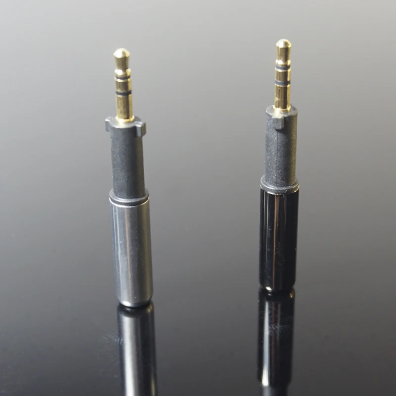 

HiFi 450451480q4602 HiFi Copper Plug 24K Gold Plated 2.5mm plug 3 Pole Repair Headphone Plug Cable Audio Adapter DIY Connectors