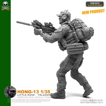 

1/35 Resin Figure Soldier Model of US SEALS HONG-13