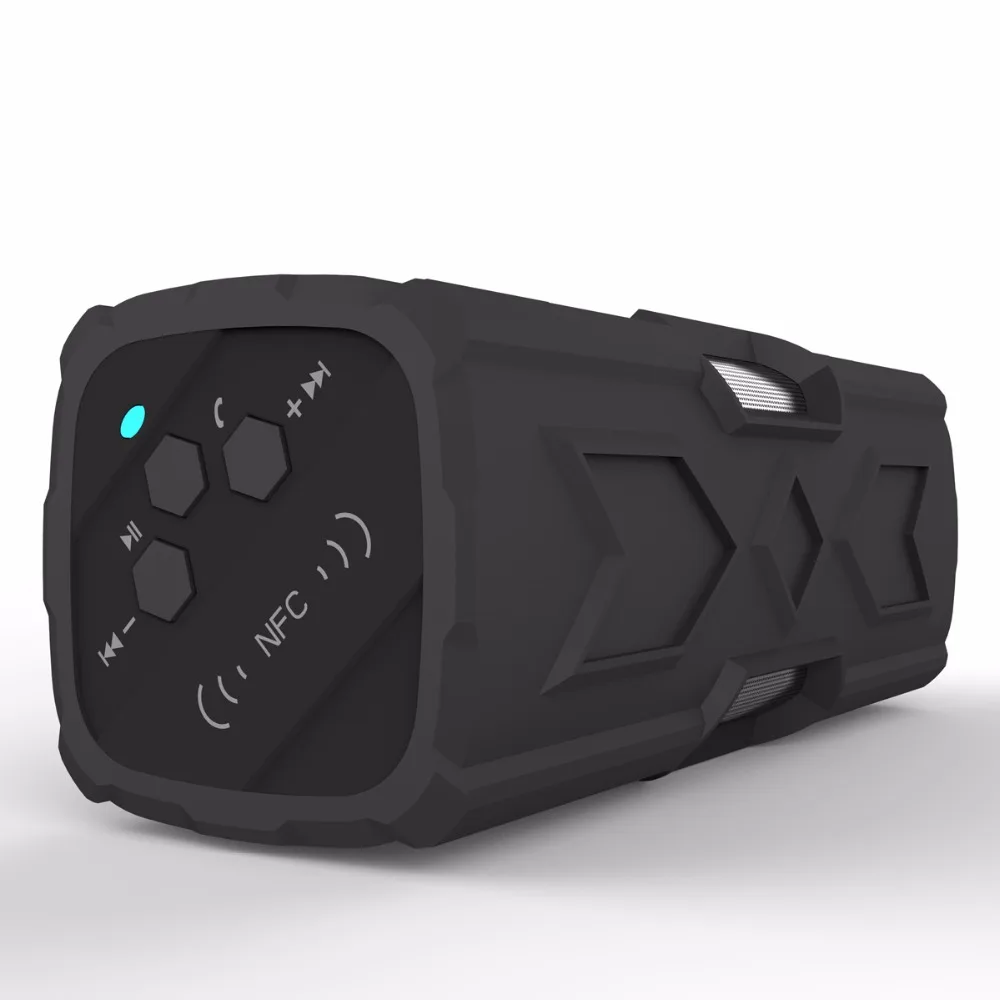 SOONHUA Портативный беспроводной Bluetooth динамик водонепроницаемый противоударный 1800mA батарея Открытый Кемпинг Поддержка NFC Колонка громкий динамик