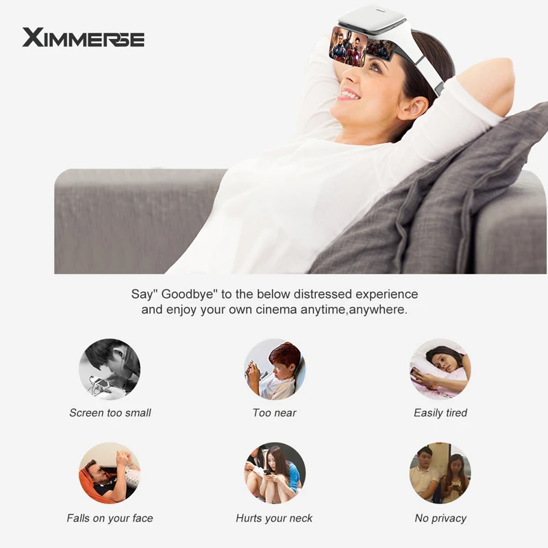 Ximmerse козырек X Виртуальная реальность 3D очки гарнитура ar Дополненная игры