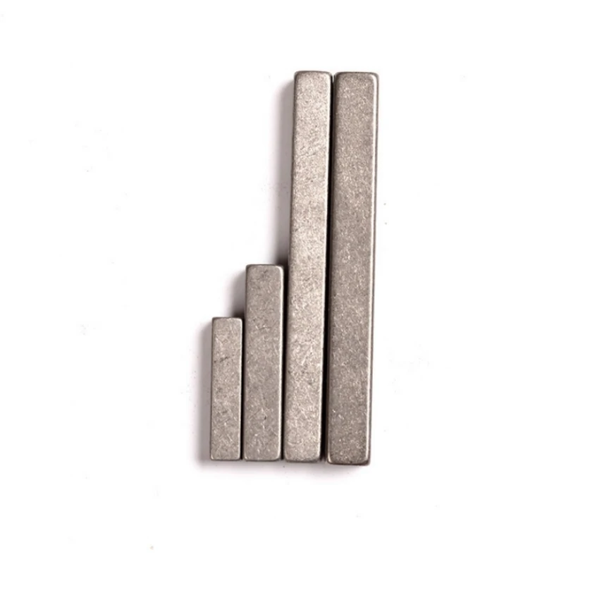 

M3M4M5M6 Square flat key Material Parallel Keys square flat keys with square flat keys at both ends S45C