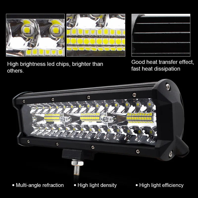 Safego, 5, 7, 9, 12 лет 17 20 дюйма 84 Вт 120W 180W 240W 360W 384W светодиодный рабочий светильник светодиодный бар светильник для мотоцикла Трактор Лодка внедорожный 4WD 4x4