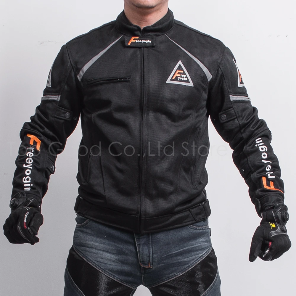 2019 Motorcycle Racing Riding Jacket Summer Wear Breathable Mesh Coat Fabric Hard Protective