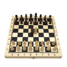 Wooden Folding Chess Magnetic Pieces Competition Solid Wood Chessboard 29/34/39cm Chess Set 4 Queen Children Training Board Game Wooden Folding Chess Magnetic Pieces Competition Solid Wood Chessboard 29/34/39cm Chess Set 4 Queen Children Training Board Game