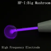 Высокая Частота большой грибовидный электрод Замена для лица Спа Уход за кожей Оранжевый Фиолетовый светильник луч машина красоты