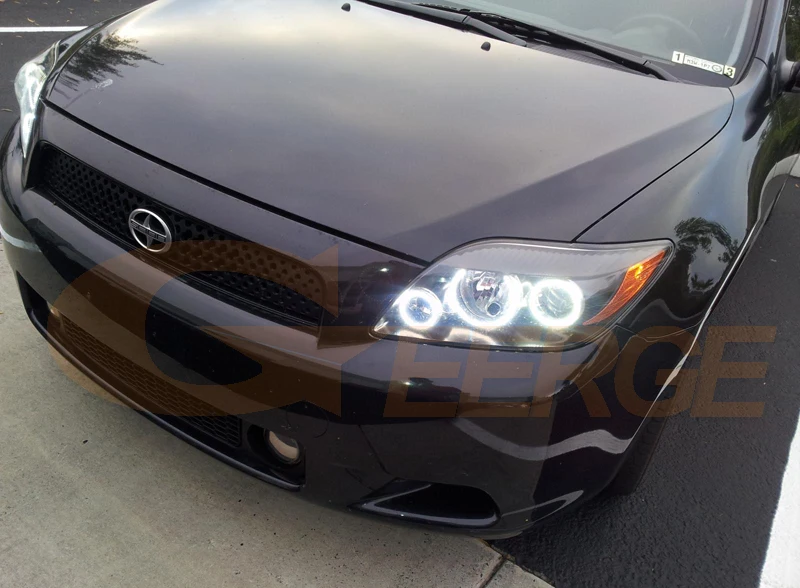 Для Scion TC 2008 2009 2010 отличный 6 шт. led angel eyes кольца супер яркие 3528 SMD led angel eyes kit DRL