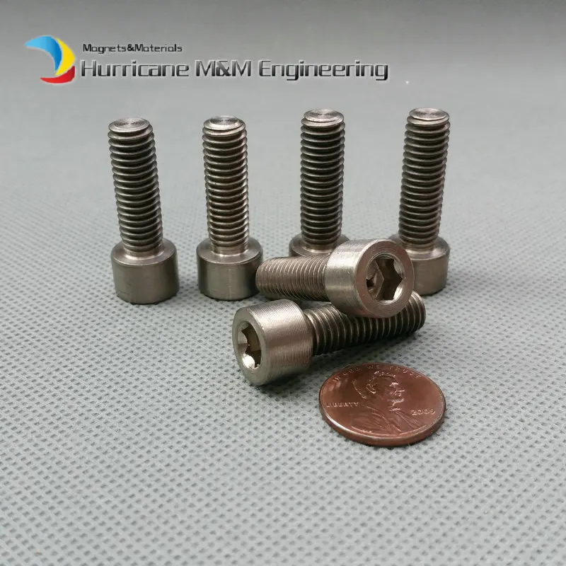 Titanium M8 x 25mm Tapered Ti Bolt Taper Hex Allen Socket Head Screw GR5