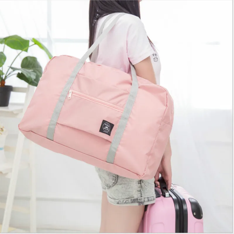 

Female Travel Gym Bag Folding Portable Duffel Storage Women Fitness Shoulder Bag Yoga Mat Waterproof Handbag Travel Sport BagsQL