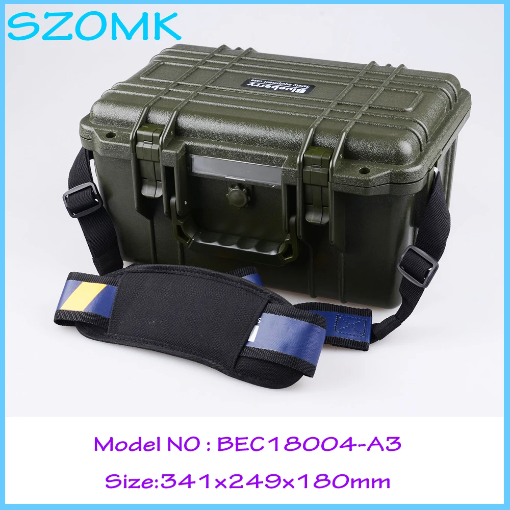

Impact resistant sealed waterproof safety case security tool equipmenst encosure box with Foma Rohs approved 341x249x180 mm