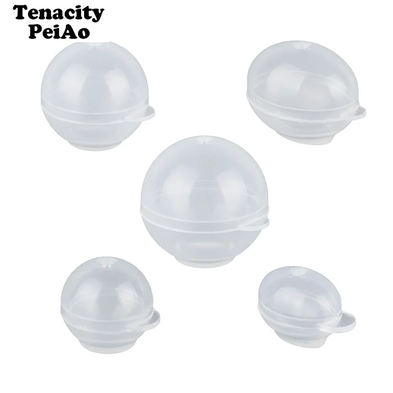

Transparent Silicone Mould Dried Flower Epoxy Resin Molds Decorative Craft DIY Ball/egg Shape for Jewelry