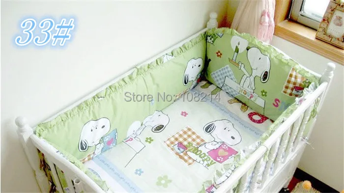 Cute Girl Kid Crib Bedding Set Pink 100% Cotton ...