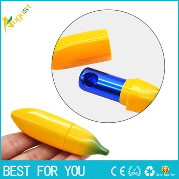 

10pcs/lot Navpeak Banana Shaped Pipe Portable Plastic Pipe, Tobacco Burning Herb smoking pipes