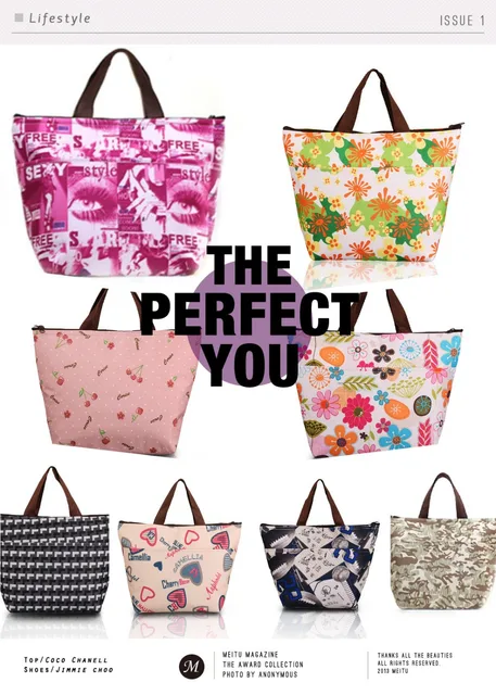 Fashion Cooler Bag Keep Food Fresh Thermal Bags Lunch Box Large Fashion Cooler Bag Keep Food Fresh Thermal Bags Lunch Box Large Insulation Hot And Cold Pack