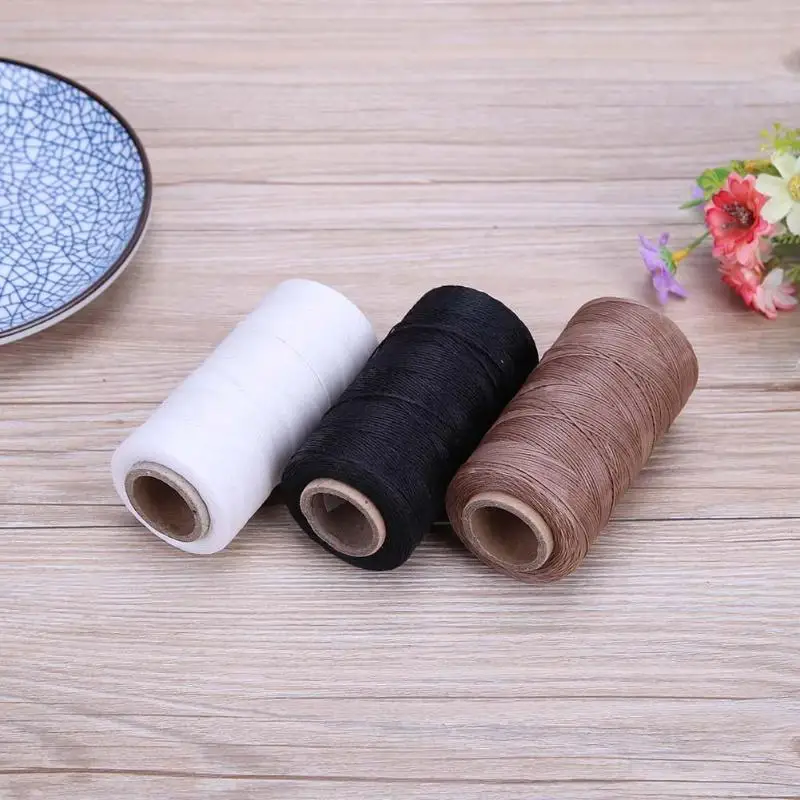 Sewing Waxed Sewing Threads 150D/16 Craft Repair Shoes Sewing Tools Flat Durable Strong Bounded Nylon Leather Sewing Thread