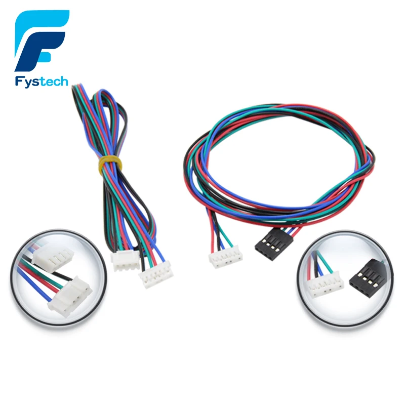 5pcs-XH2-54-1-Meter-Dupont-Cable-4-pin-Stepper-Motor-Wire-Part-Female-to-Female