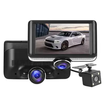 

4.5 inch Screen Panoramic Auto Car DVR Camera 360 Degree Dual Lens Night Vision Recorder Dash Cam Dashboard Recorder