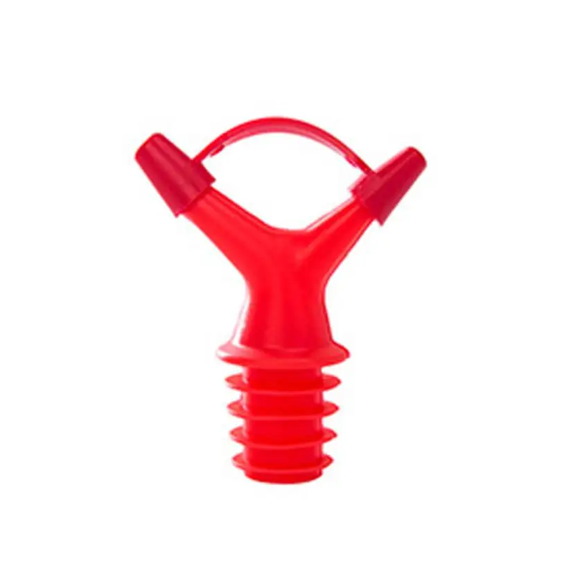 

Double Head Leakproof Soy Sauce Bottle Mouth Stuffed Vinegar Bottle Stopper Wine Stopper Pouring Wine Seasoning Bottle pqw0720