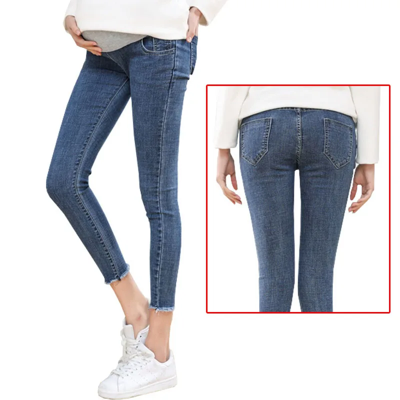 

3XL Maternity Clothes Elastic Soft Maternity Jeans Skinny Pregnancy Pants Trousers For Pregnant Women Spring Summer Clothing