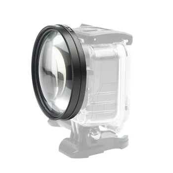 

58mm Macro Lens 10x Magnification Close Up Lens for Gopro Hero 7 6 5 Black Waterproof Case Go Pro Kits for GoPro Accessory