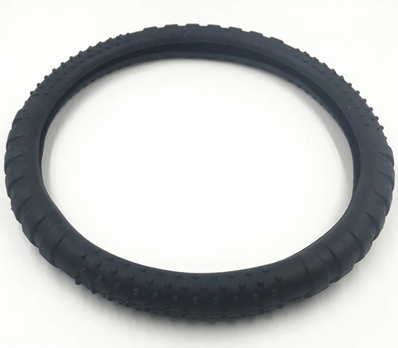 SILLICON STEERING WHEEL COVER BLACK