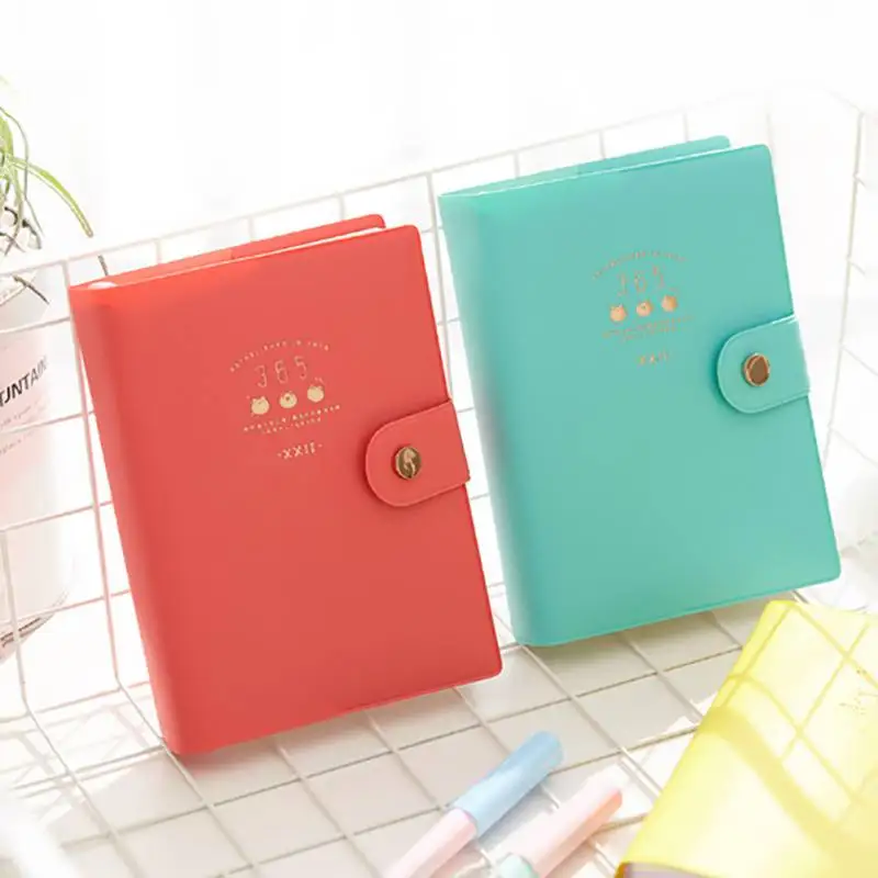 

Color Page Boxed Thick Notebook Notepad Schedule Book Creative Hand Book Beautiful Illustration Inside Page