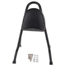 1 комплект Пассажирская подушка для Сисси со съемной спинкой из искусственной кожи для Sportster XL 883 1200 2004- черный