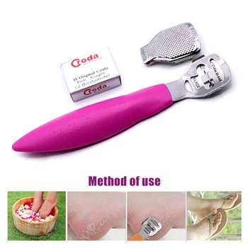 

Stainless Steel Dead Skin Remover Tool Foot Care Pedicure Machine Shaver Dry Skin Callus Remover Cutter Shaver Pedicure Tools