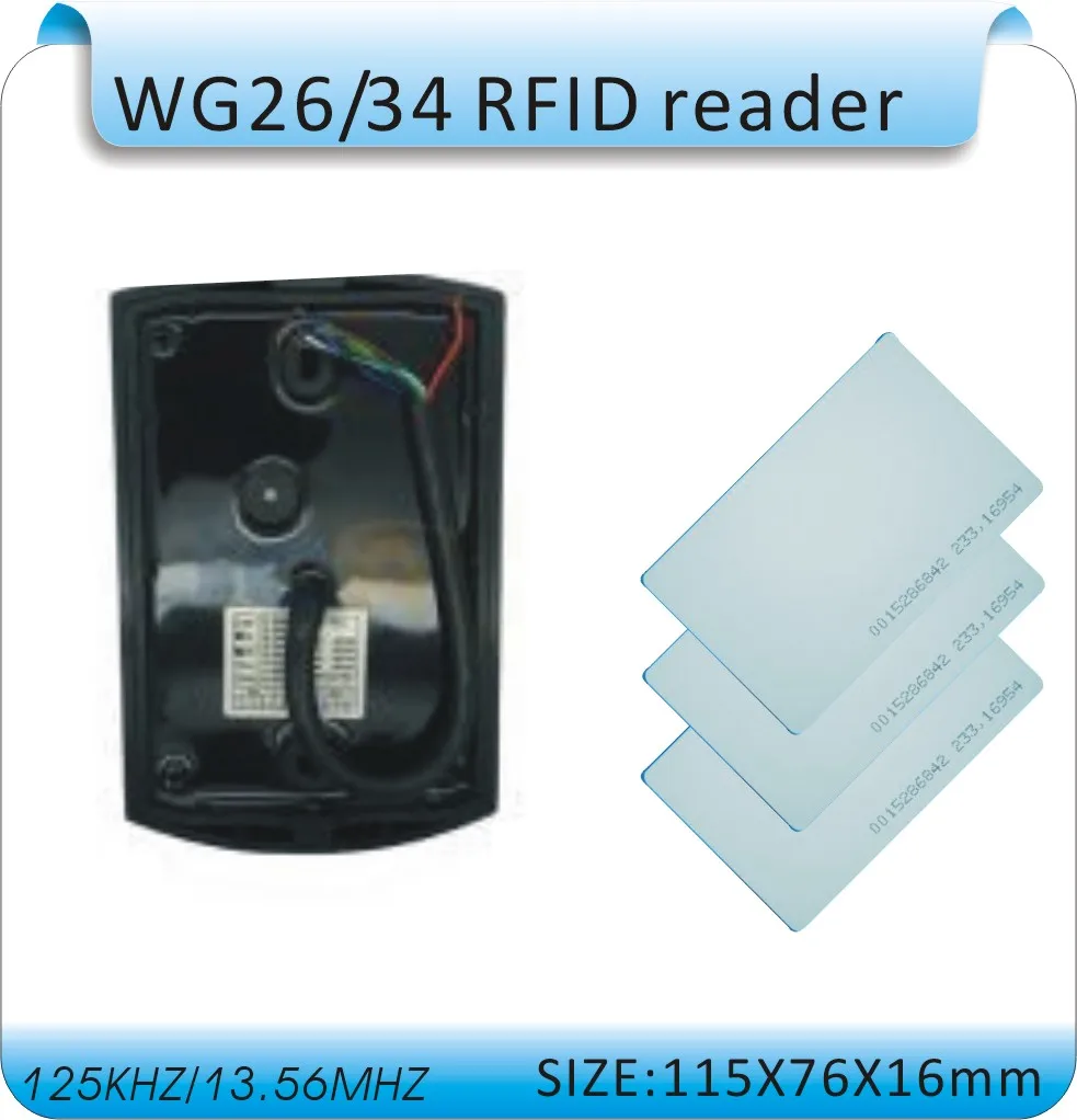 Системы контроля доступа; доступа считыватель wg26 em-id контроля доступа по отпечаткам кард-ридер устройство заколка для волос