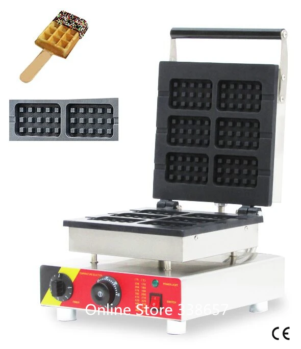 

Commercial use best waffle maker machine 6 square slice 220v/110v