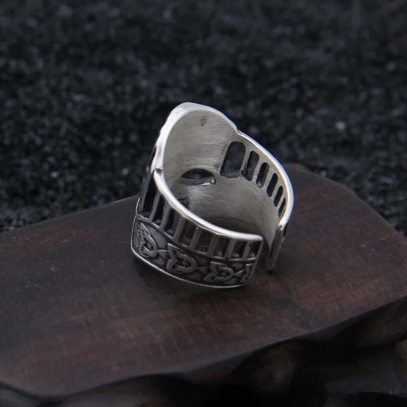 Koop 2018 sterling zilver 925 viking Sparta verstelbare ring als gift met viking doos