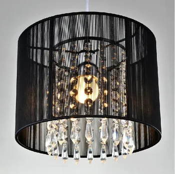 

Free shipping luxury fashion brief modern Crystal pendant light lustre home decoration study bar lighting