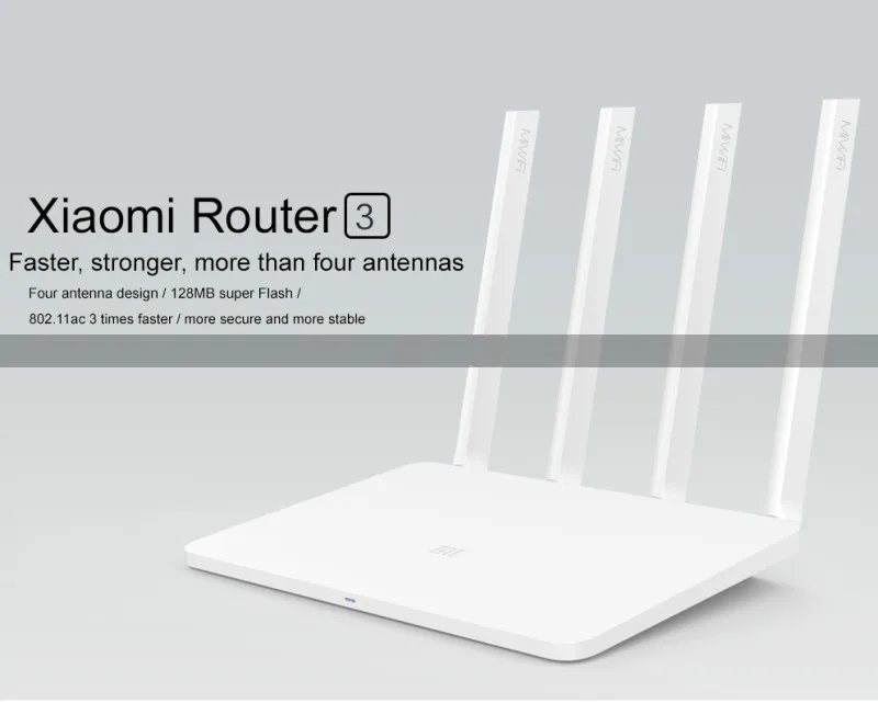Wi Fi роутер Xiaomi Mi 1167 Мбит/с 2 4 ГГц 5 128 Мб|Беспроводные роутеры| |