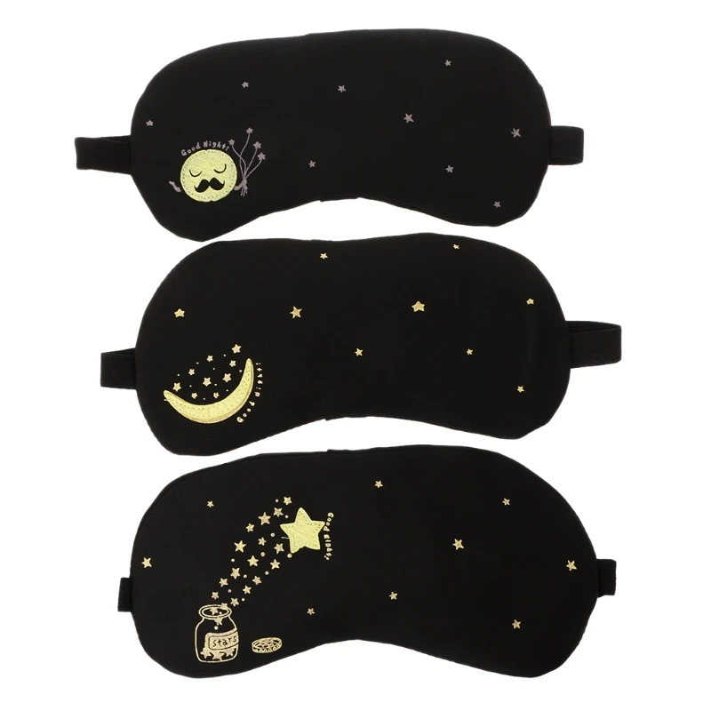 

DUAI Cute Pattern Sun/Moon/Stars Summer Ice Gel pack Eye Masks Cover Blindfold Shadow Sleep Relax Health Care Sleep