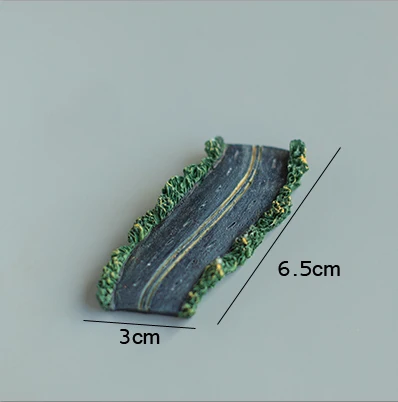 BAIUFOR животные миниатюры и фигурки дорога шоссе автобус батарея автомобиль DIY Сказочный Сад, миниатюра модель моделирования игрушки для мальчиков - Цвет: highway big