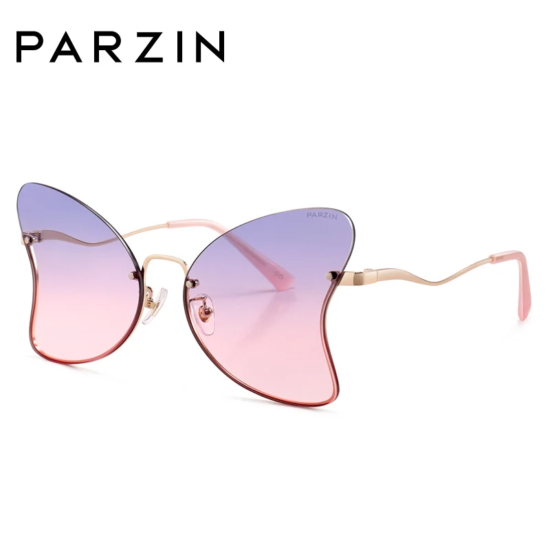 Purple Rahmenlose Metall Uv400 Neue Schmetterling Licht Sonnenbrille Flut Objektiv gray 2019 pink Nylon 8219 Form Frauen Parzin 4qBYfwx6