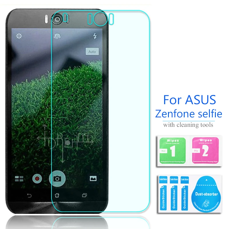 

2PCS For Asus ZenFone Selfie ZD551KL Tempered Glass Screen Protector Protective Film on ZD551 KL Zd551 Dual SIM LTE TW JP US