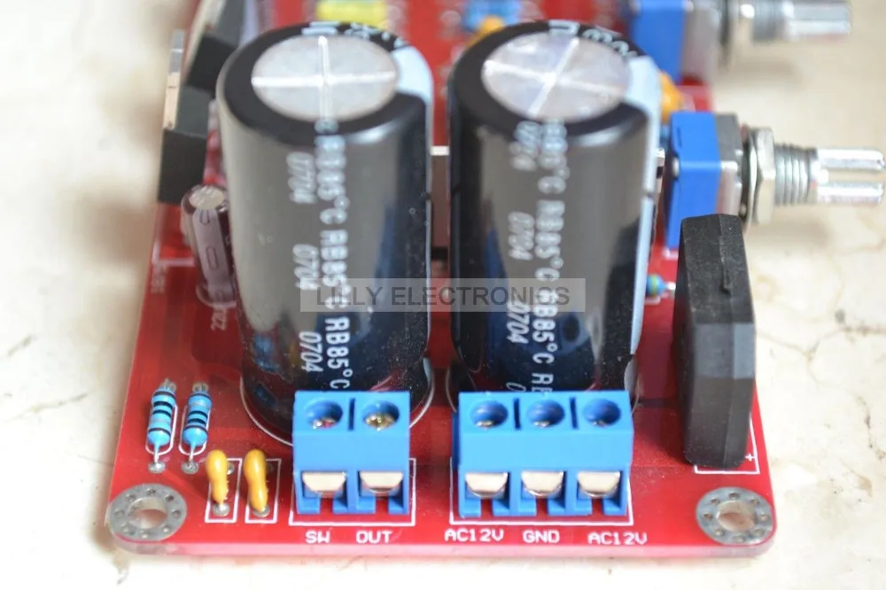 2 + 40 * Áudio Subwoofer Amplificador Montado Board Ne5532 Lm1875 ic 20 w 6 + 40 W Áudio Subwoofer Amplificador Montado Board