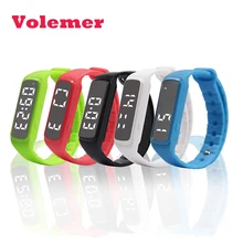 Volemer CD5 Спорт Смарт часы Шагомер LED Дети Группа Температура фитнес-монитор Цифровой браслет Sleep Monitor Браслет