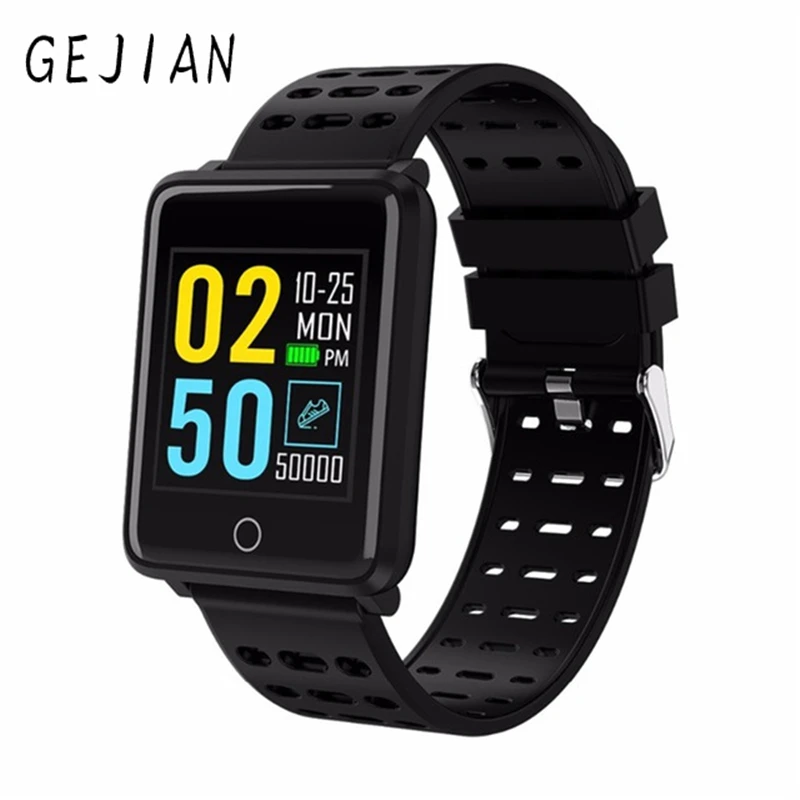 

GEJIAN F3 Smart Watch 1.44 "Color Heart Rate Blood Pressure Monitoring GPS Track Movement IP68 Waterproof Health smartwatch